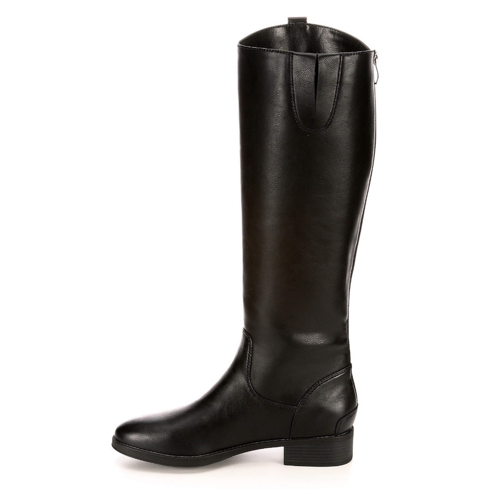 Xappeal women’s Emery knee high faux leather black riding boots US 6.5 - Picture 9 of 16
